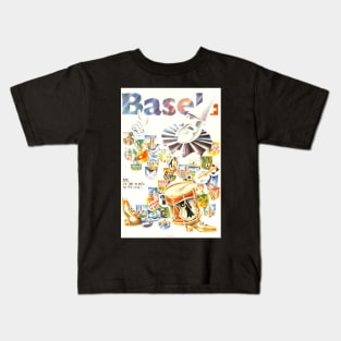 Bale,Basel,Switzerland,Travel Poster Kids T-Shirt